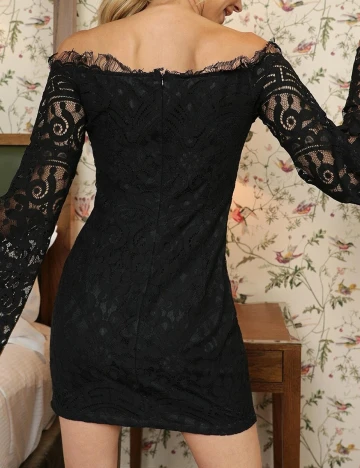 Rochie scurta SHEIN, negru, XL Negru