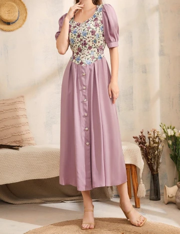 Rochie medie SHEIN, lila, XL