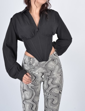 Top SHEIN, negru, L