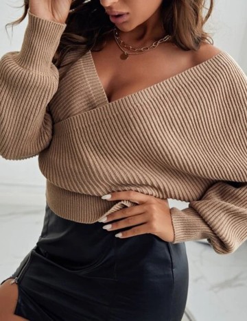 Pulover SHEIN, bej, S