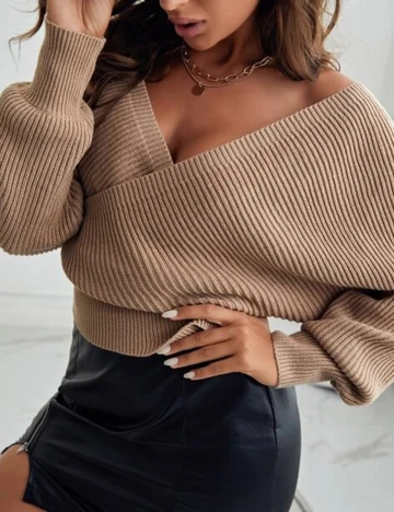 Pulover SHEIN, bej, S