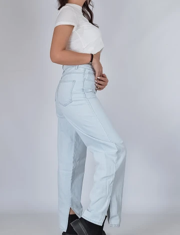 Blugi SHEIN, albastru deschis, M