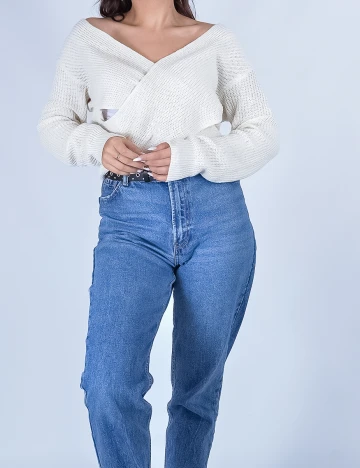 Bluza SHEIN, ecru, M Alb