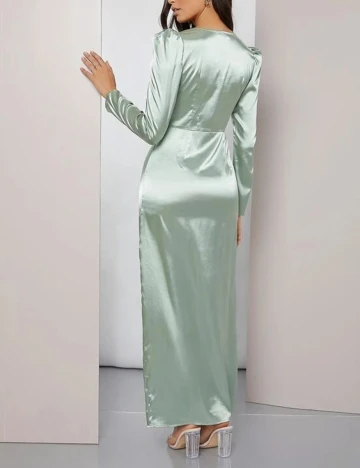 Rochie Lunga SHEIN, verde, M Verde