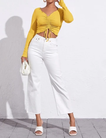 Top SHEIN, galben, L