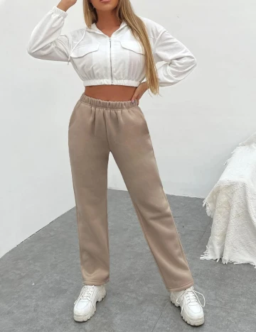 Pantaloni SHEIN, maro, XL Maro