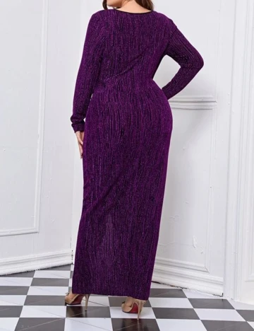Rochie lunga SHEIN CURVE, mov, XL