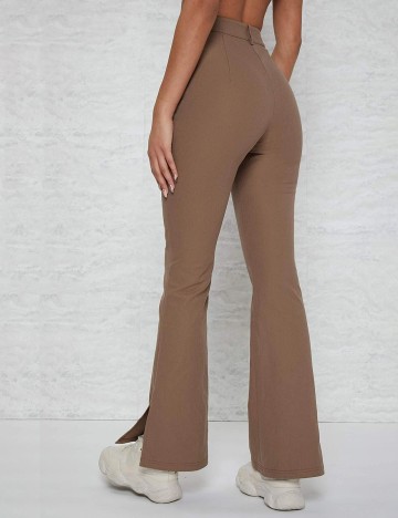 Pantaloni SHEIN, maro, XS