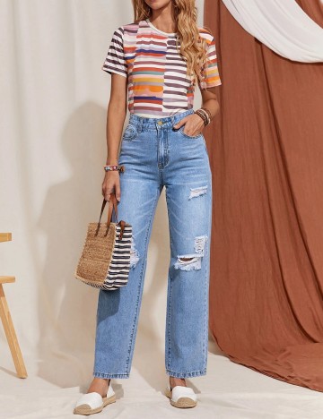 Blugi SHEIN, albastru, XS