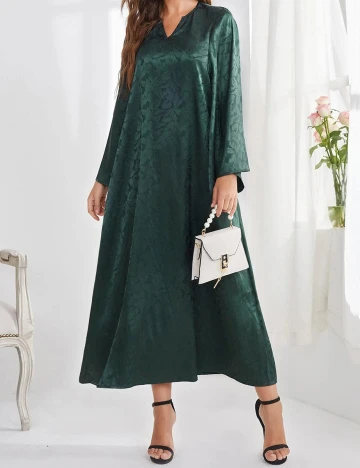 Rochie lunga SHEIN, verde, S Verde