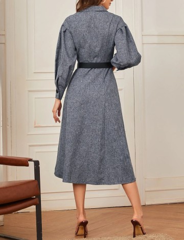 Rochie medie SHEIN, bleumarin, S