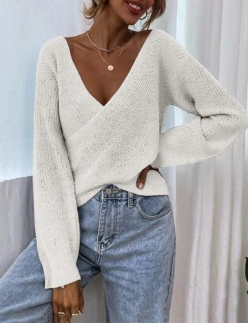 Bluza SHEIN, ecru, L
