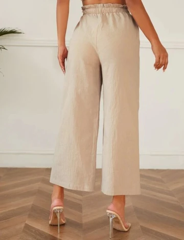 Pantaloni SHEIN, crem, S Crem