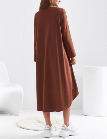 Rochie Medie SHEIN, maro, S