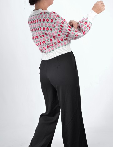 Pulover SHEIN, alb, S