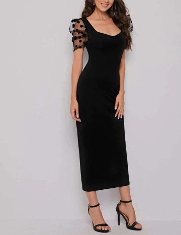 Rochie lunga SHEIN, negru, XL Negru