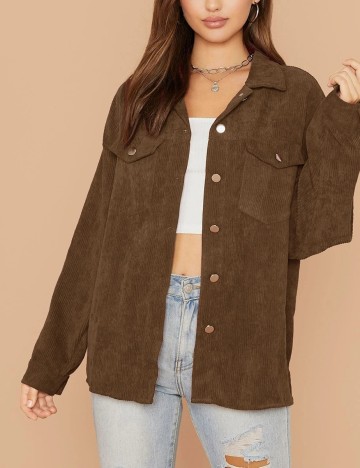 Camasa SHEIN, maro, XL