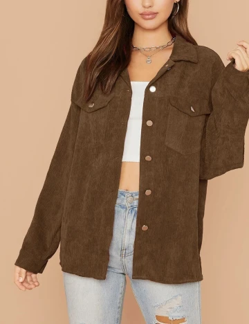 Camasa SHEIN, maro, XL