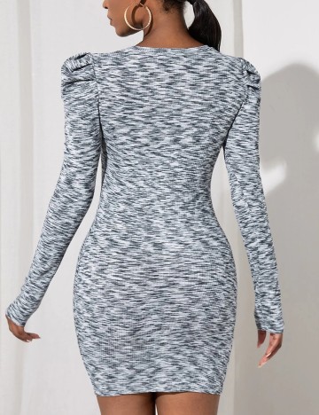Rochie scurta SHEIN, gri, S