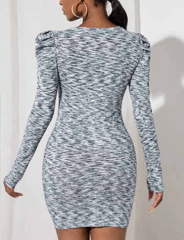 Rochie scurta SHEIN, gri, S
