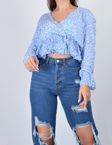 Bluza Hailys, albastru, S