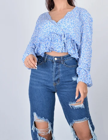 Bluza Hailys, albastru, S