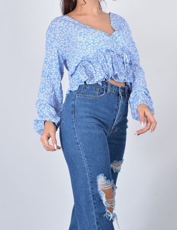 Bluza Hailys, albastru, S