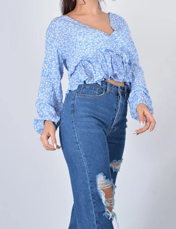 Bluza Hailys, albastru, S