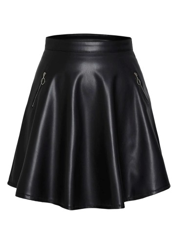 Fusta SHEIN CURVE, negru, 1 XL