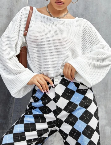 Bluza SHEIN, alb, S