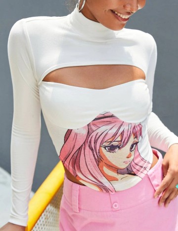 Bluza SHEIN, alb, XS