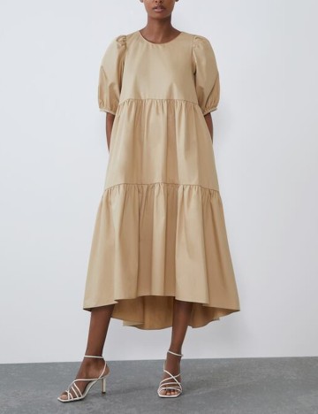 Rochie medie Zara, bej