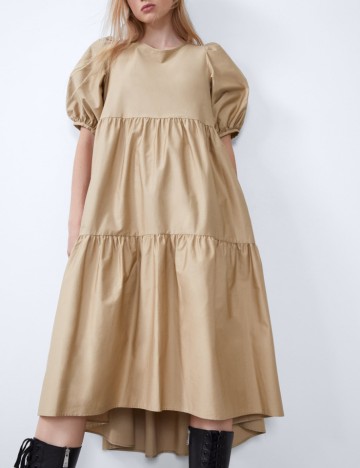 Rochie medie Zara, bej