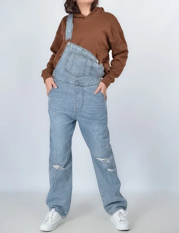 Salopeta SHEIN, albastru, M Albastru