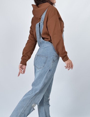 Salopeta SHEIN, albastru, M