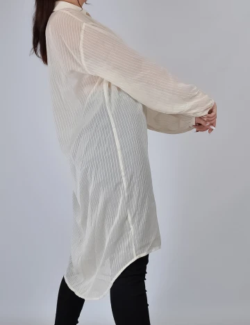 Camasa SHEIN, crem, M