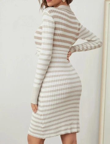 Rochie scurta SHEIN, crem, M Crem