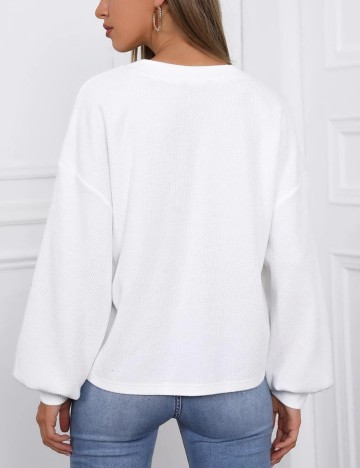 Bluza SHEIN, alb, S