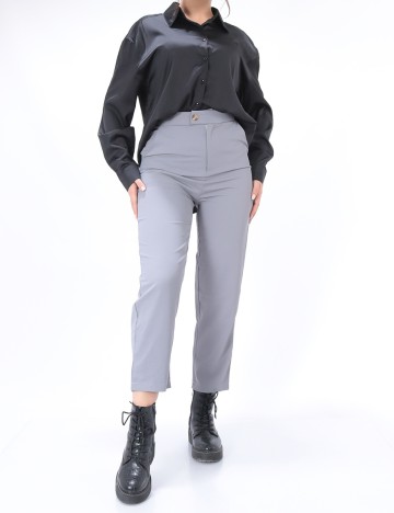 Pantaloni SHEIN, gri, XS
