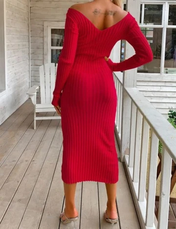 Rochie medie SHEIN, rosu