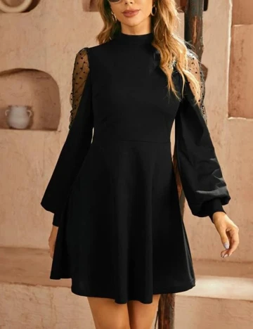 Rochie scurta SHEIN, negru, S Negru