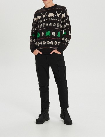 Pulover CROPP, negru, M