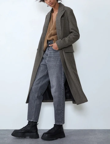 Palton Zara, gri, S