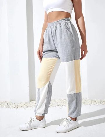 Pantaloni SHEIN, gri, S