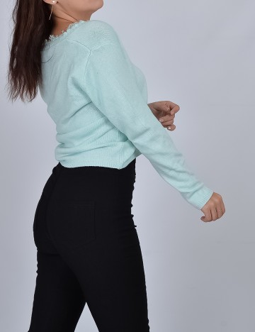 Cardigan SHEIN, turcoaz, S