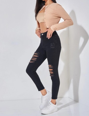 Blugi SHEIN, negru, XS