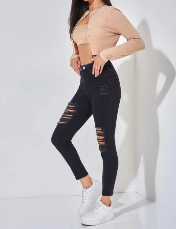 Blugi SHEIN, negru, XS