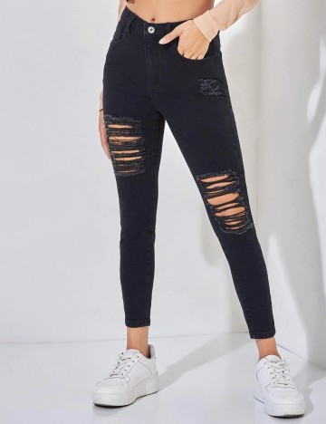 Blugi SHEIN, negru, XS