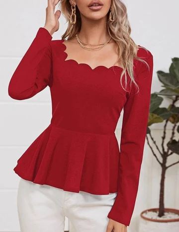 Bluza SHEIN, rosu, M Rosu