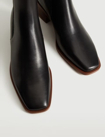 Botine Mango, negru